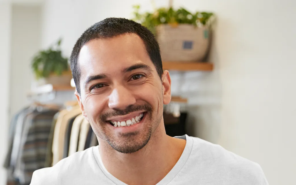 Latino creative at a marketing agency